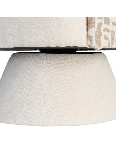 Poltrona IXIA 616825, crema e beige — dettaglio della base sotto la seduta