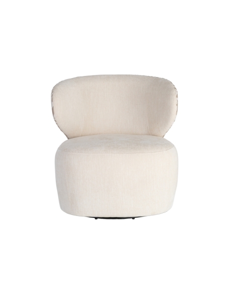 Fauteuil IXIA 616827, crème et beige — vue de face