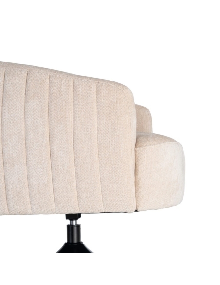 Sessel IXIA 616831, Creme — vertikale Linien außen am Rücken