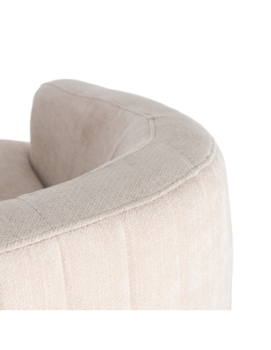 Poltrona IXIA 616831, creme — detalhe superior do braço