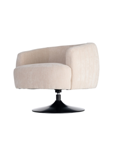 Fauteuil IXIA 616831, crème — vue de profil