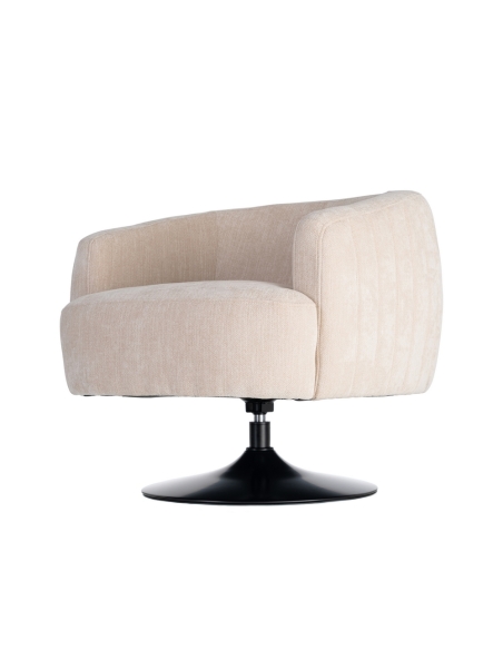 Armchair IXIA 616831, cream — side view