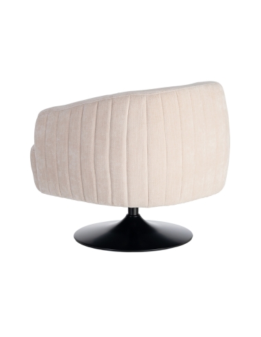 Poltrona IXIA 616831, creme — vista das costas