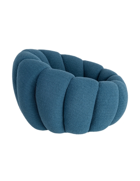 Poltrona IXIA 616338, blu — vista laterale di tre quarti