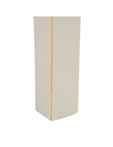 Dekorativer Schrank SERESTI taupefarbenes Metall mit Blumenmotiv IXIA — Detail der Metallbeine