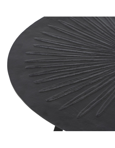 Mesa de centro RONDE aluminio negro 80 × 79 cm IXIA — detalle del producto