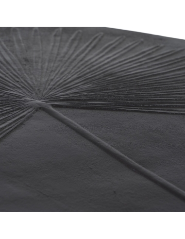 Mesa de centro RONDE aluminio negro 80 × 79 cm IXIA — detalle del producto