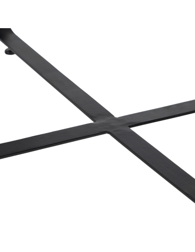 Mesa de centro RONDE aluminio negro 80 × 79 cm IXIA — detalle del producto