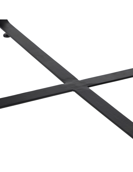 Tavolino basso RONDE alluminio nero 80 × 79 cm IXIA — dettaglio del prodotto