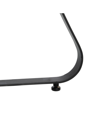 Mesa de centro RONDE aluminio negro 80 × 79 cm IXIA — detalle del producto