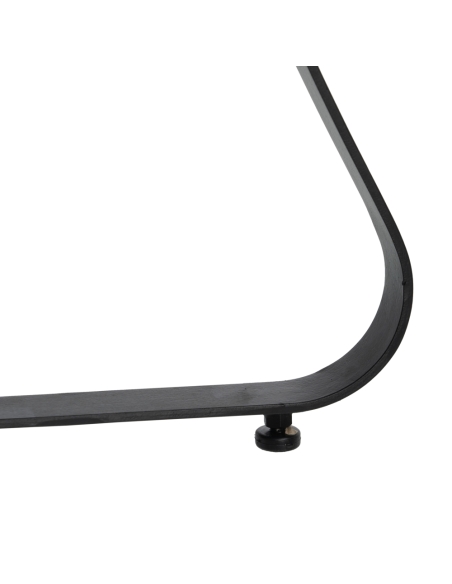 Salontafel RONDE zwart aluminium 80 × 79 cm IXIA — productdetail