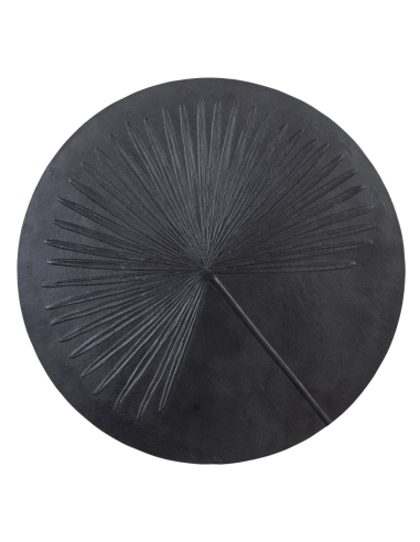 Tavolino basso RONDE alluminio nero 80 × 79 cm IXIA — dettaglio del prodotto