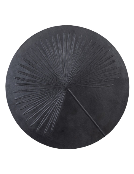 Salontafel RONDE zwart aluminium 80 × 79 cm IXIA — productdetail