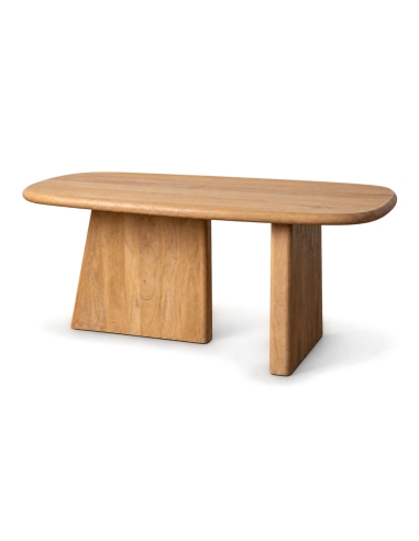 Isolated view of Dining table IXIA natural