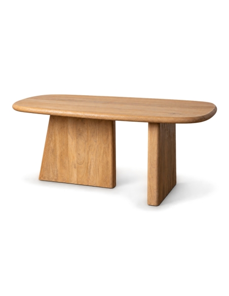 Vrijstaand beeld van Eettafel IXIA naturel