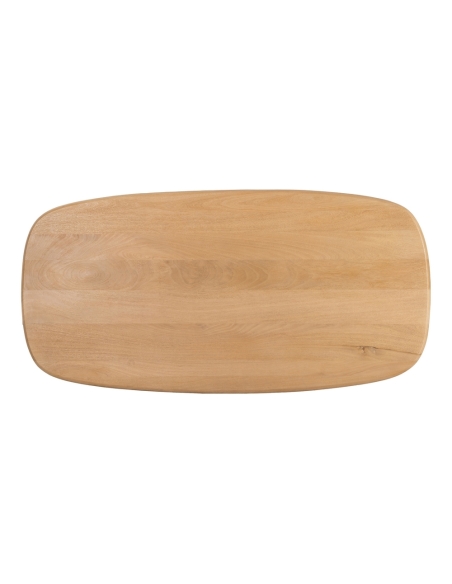 Detail van Eettafel IXIA naturel