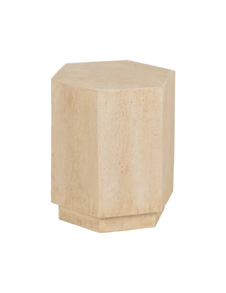 Vista isolata di Tavolino IXIA beige