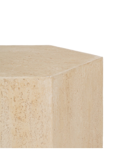 Detalle de Mesa auxiliar IXIA beige