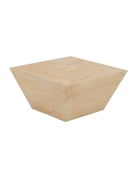 Isolated view of Coffee table IXIA beige