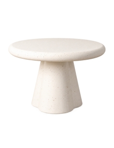 Vista aislada de Mesa de comedor IXIA crema