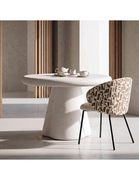 Vista de Mesa de jantar IXIA creme