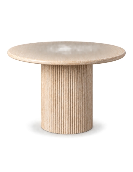 Vista aislada de Mesa de comedor IXIA beige