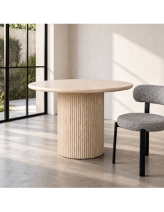 Freigestellte Ansicht: Esstisch IXIA beige 2