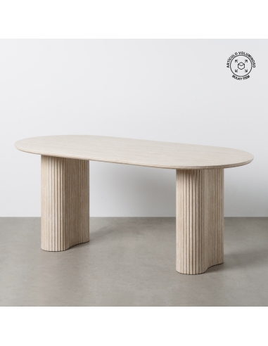 Vista de Mesa de jantar IXIA bege