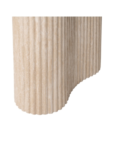 Detail van Eettafel IXIA beige