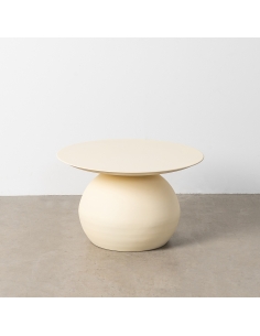 Vue détourée de Table basse IXIA blanche cassée 2