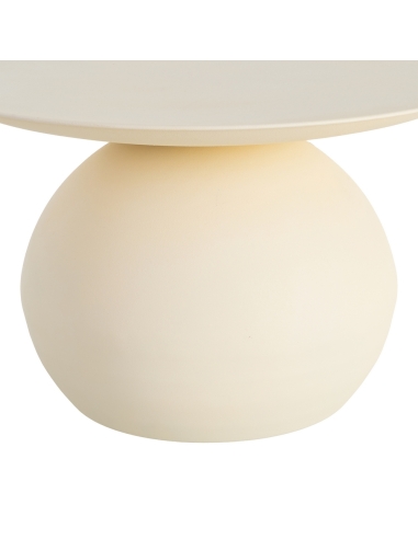 Pormenor de Mesa de centro IXIA branco sujo