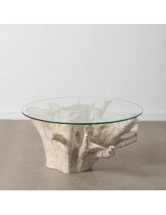 Isolated view of Coffee table IXIA white 2