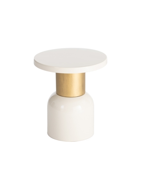 Isolated view of Side table IXIA off-white