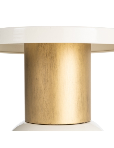 Detail van Bijzettafel IXIA gebroken wit