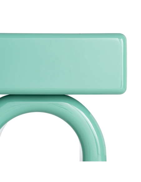 Detail of Bedside table IXIA green