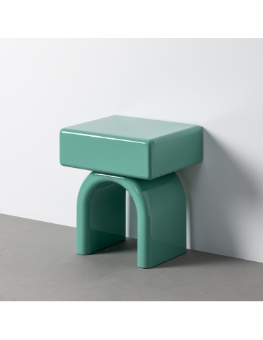 Detail of Bedside table IXIA green