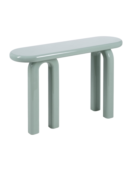 Isolated view of Console table IXIA green
