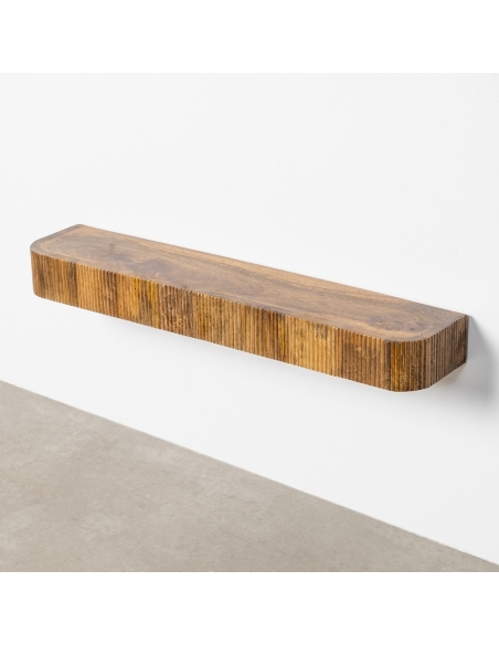 Detail van Wandplank IXIA honingkleurig