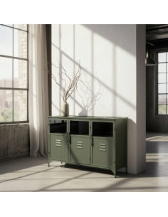 Vue détourée de Buffet IXIA vert menthe 2