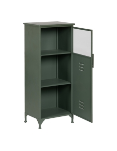 Vue détourée de Armoire vitrine IXIA vert menthe