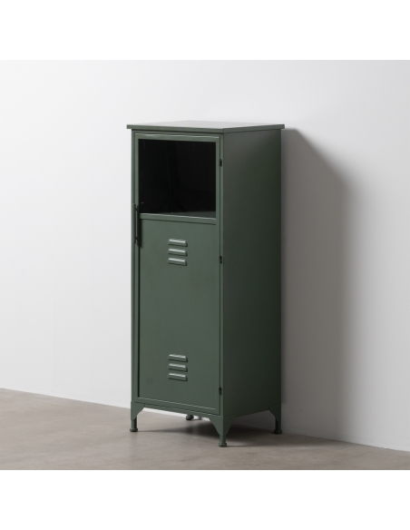 Détail de Armoire vitrine IXIA vert menthe