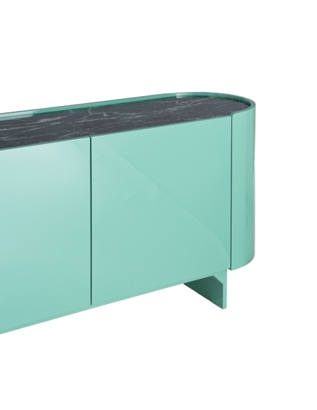 Detail van Dressoir IXIA groen
