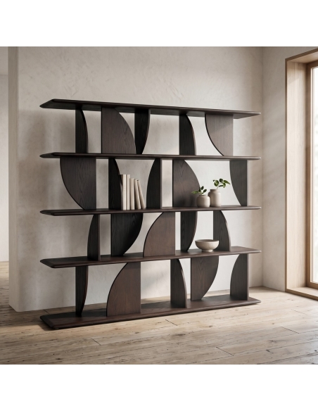 View of Shelving unit IXIA brown