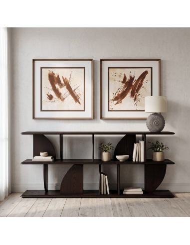 View of Shelving unit IXIA brown