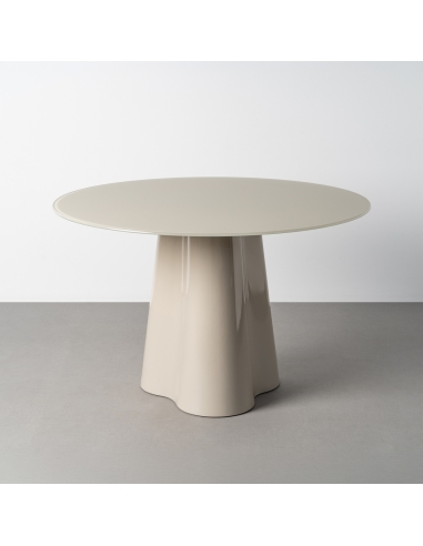 Aanzicht van Eettafel IXIA crème