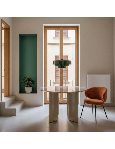 View of Dining table IXIA taupe