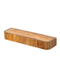 Isolated view of Wall shelf IXIA honey