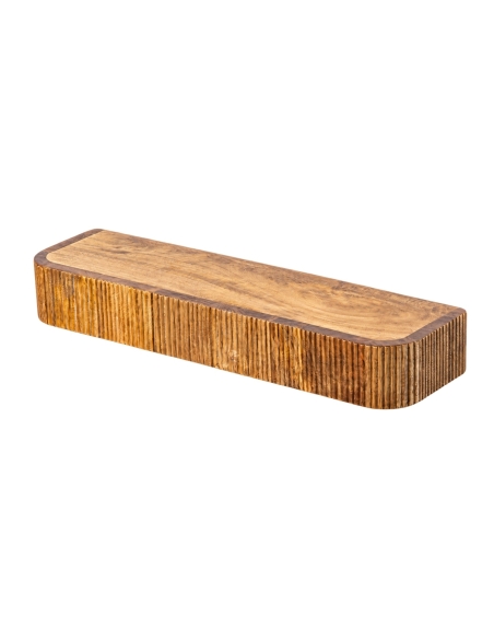 Isolated view of Wall shelf IXIA honey