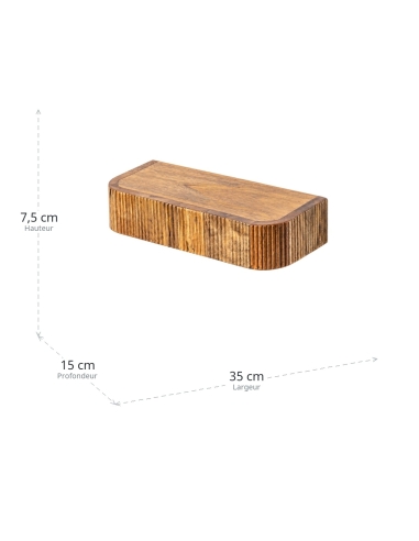 Dimensions of Wall shelf IXIA honey