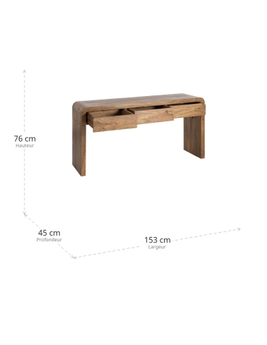 Dimensions de Console IXIA naturelle